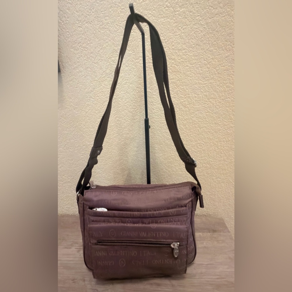 Gianni Valentino Nylon Crossbody Bag with COA